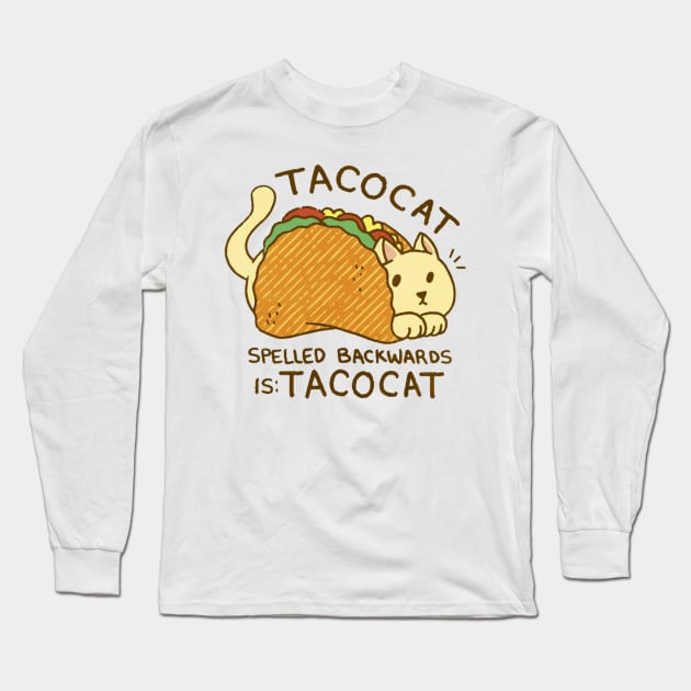 TacoCat Long Sleeve T-Shirt by Digital-Zoo